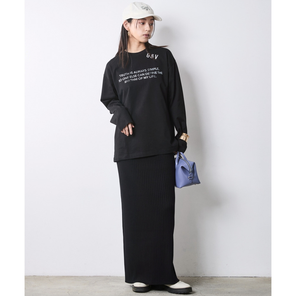 ロゴプリントロングスリーブTシャツ 大きいサイズ シックスタイル6