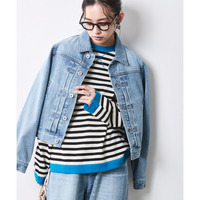 綿100％デニムジャケット 大きいサイズ　シックスタイル