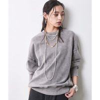 綿100％硫化染ビッグシルエットスウェット 大きいサイズ　シックスタイル