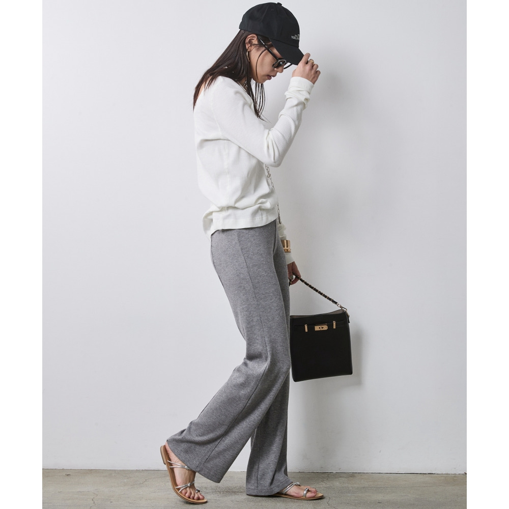 スパンテレコスリムパンツ 大きいサイズ シックスタイル20