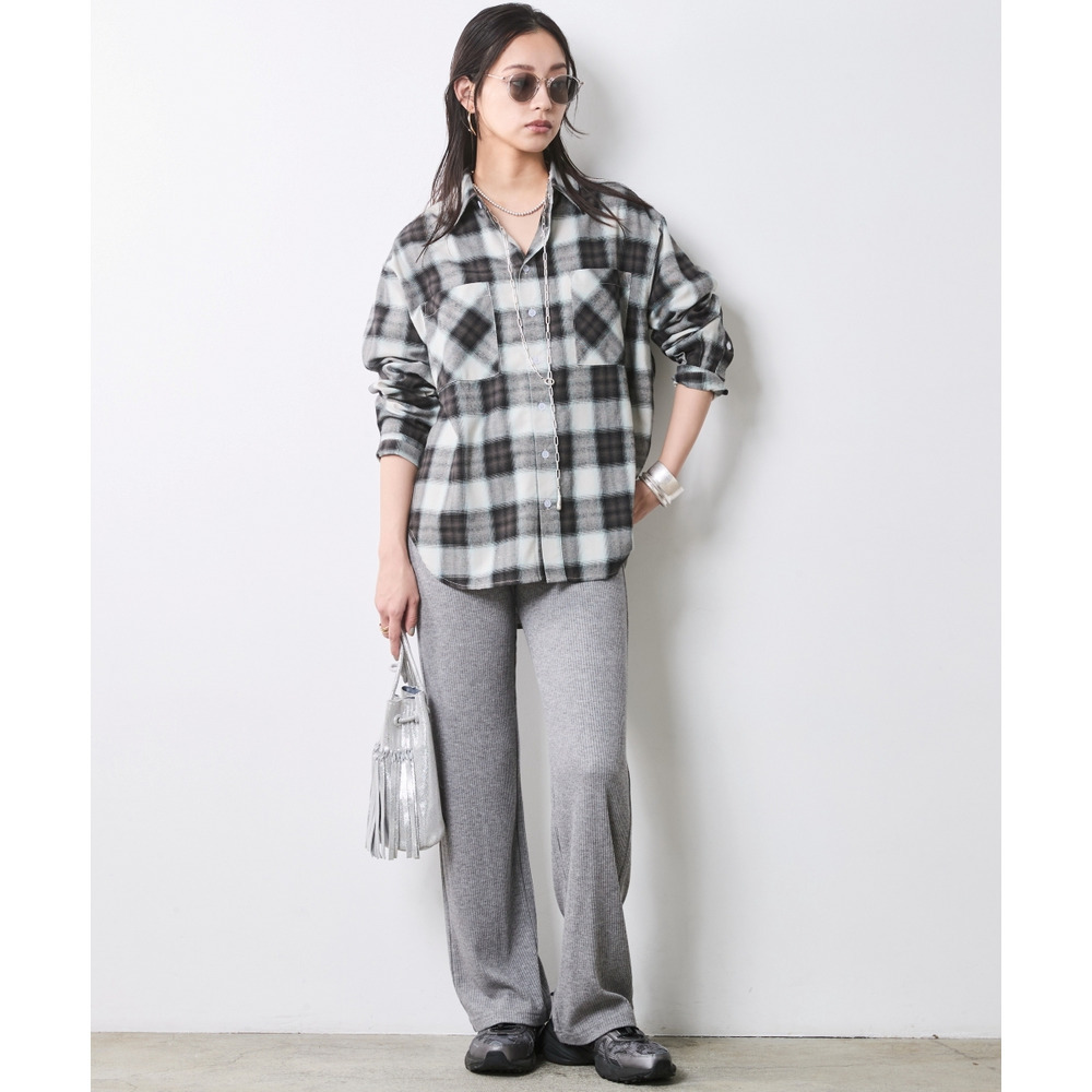 スパンテレコスリムパンツ 大きいサイズ シックスタイル22