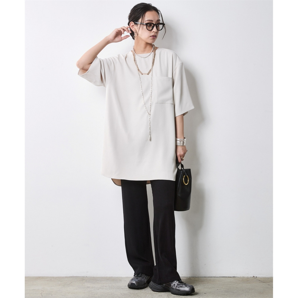 スパンテレコスリムパンツ 大きいサイズ シックスタイル8