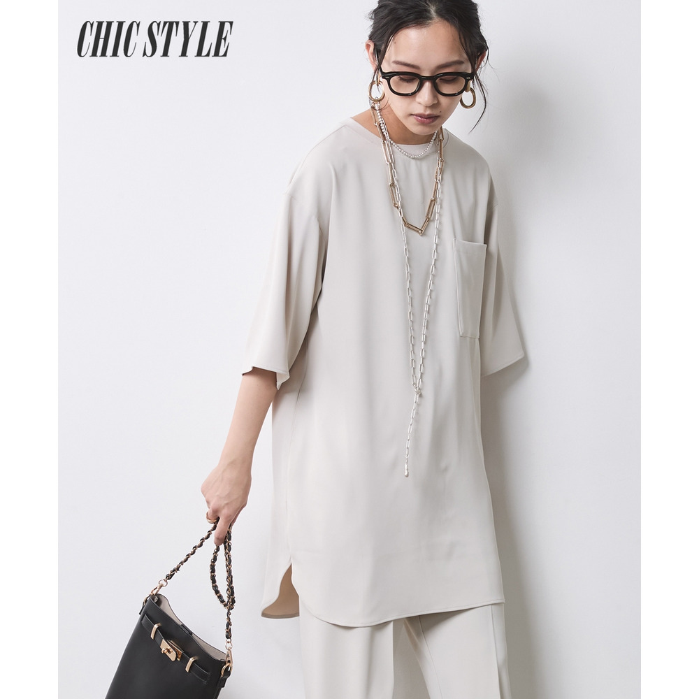 Tブラウスチュニック 大きいサイズ　シックスタイル