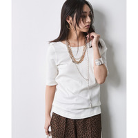 テレコ5分袖プルオーバー 大きいサイズ シックスタイル