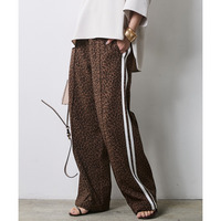 レオパードトラックパンツ 大きいサイズ　シックスタイル