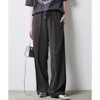 レオパードトラックパンツ 大きいサイズ シックスタイル