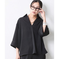 スキッパーブラウス 大きいサイズ　シックスタイル