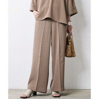 ワイドストレートパンツ 大きいサイズ　シックスタイル