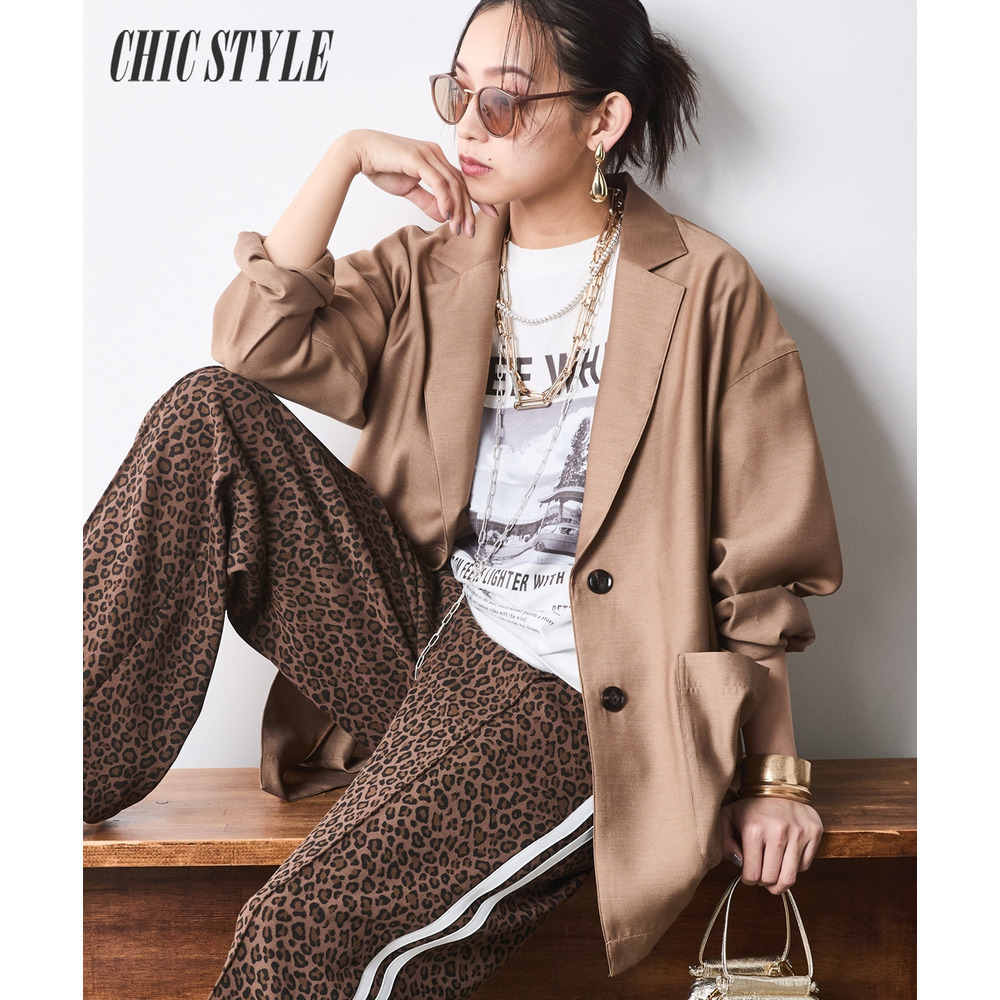 シアーブラウスジャケット 大きいサイズ　シックスタイル