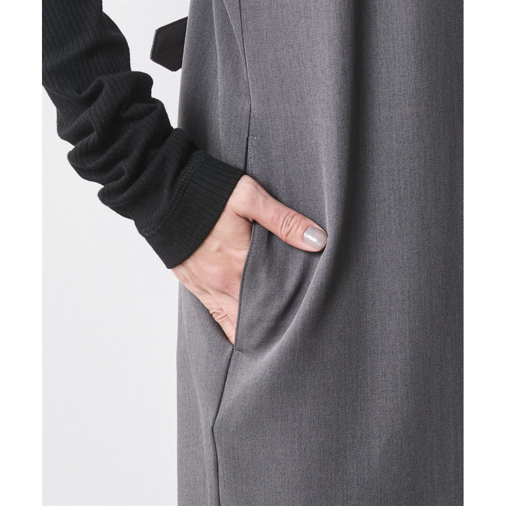 フロントジップキャミソールワンピース 大きいサイズ シックスタイル10