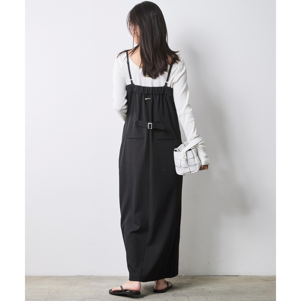 フロントジップキャミソールワンピース 大きいサイズ シックスタイル29