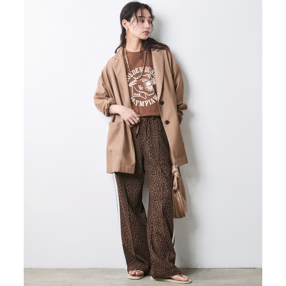 綿100%ピグメント染グラフィックプリントTシャツ 大きいサイズ シックスタイル24