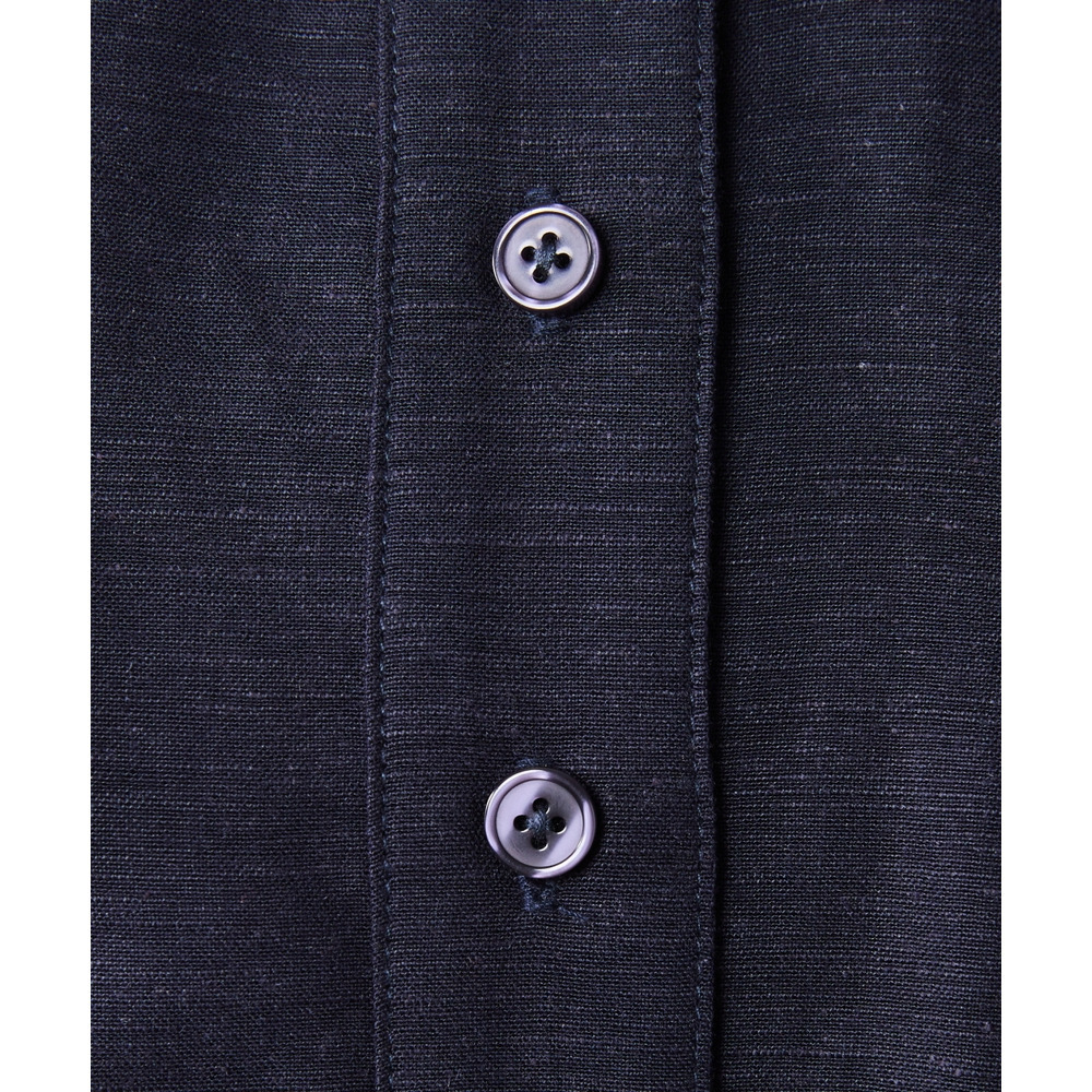 レーヨン麻衿リブハーフスリーブブラウス 大きいサイズ シックスタイル19