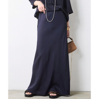 レーヨン麻ナローマキシスカート 大きいサイズ　シックスタイル
