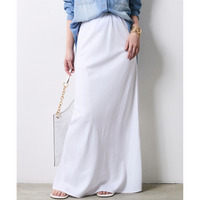 レーヨン麻ナローマキシスカート 大きいサイズ　シックスタイル