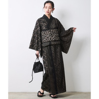 半衿付2部式パッチワークレース浴衣 大きいサイズ　シックスタイル