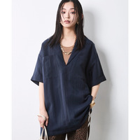 テーラードチュニックブラウス 大きいサイズ　シックスタイル