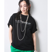綿100％バックロゴプリントTシャツ 大きいサイズ　シックスタイル