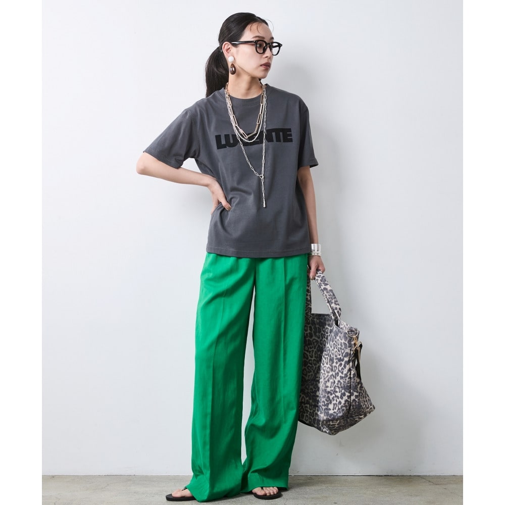 綿100%ロゴプリントTシャツ 大きいサイズ シックスタイル6