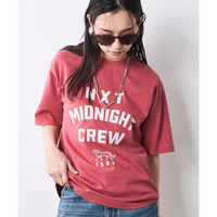 綿100％ピグメント染ロゴプリントTシャツ　大きいサイズ　シックスタイル