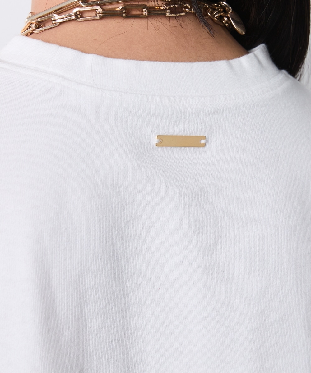 綿100%ピグメント染ロングスリーブロゴプリントTシャツ 大きいサイズ シックスタイル13