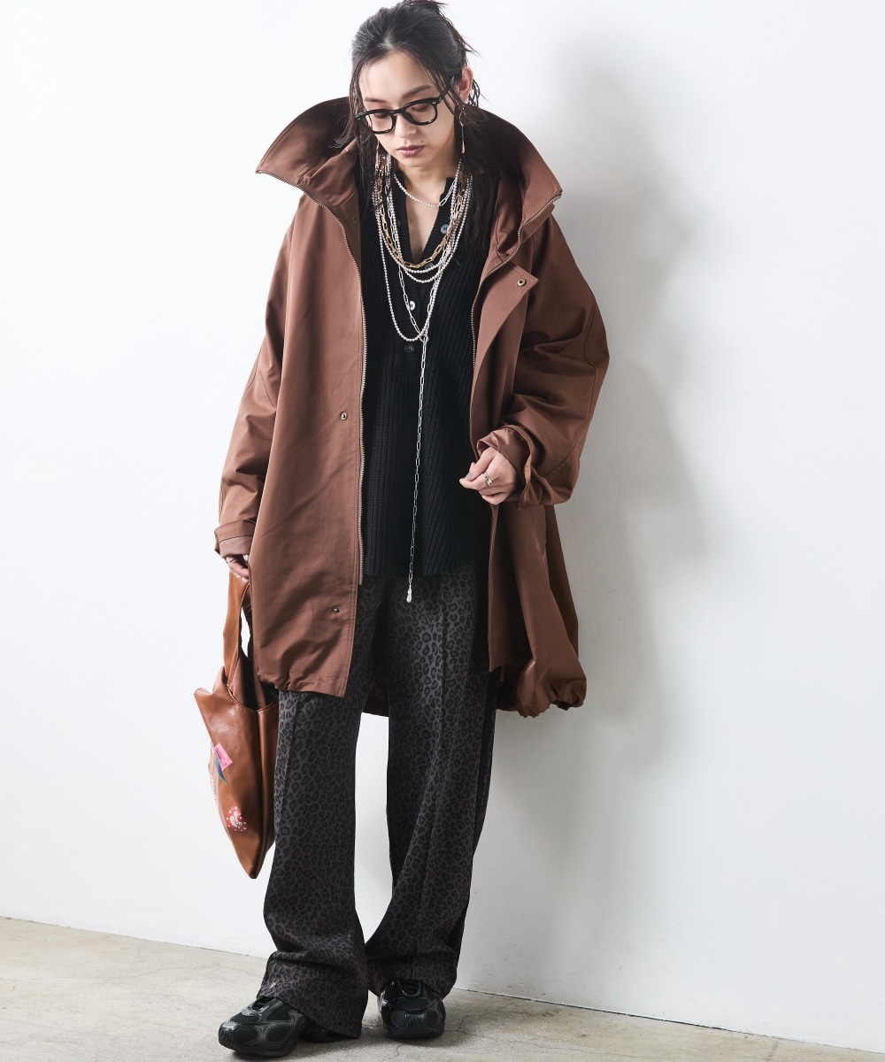 フーディロングブルゾン 大きいサイズ シックスタイル2