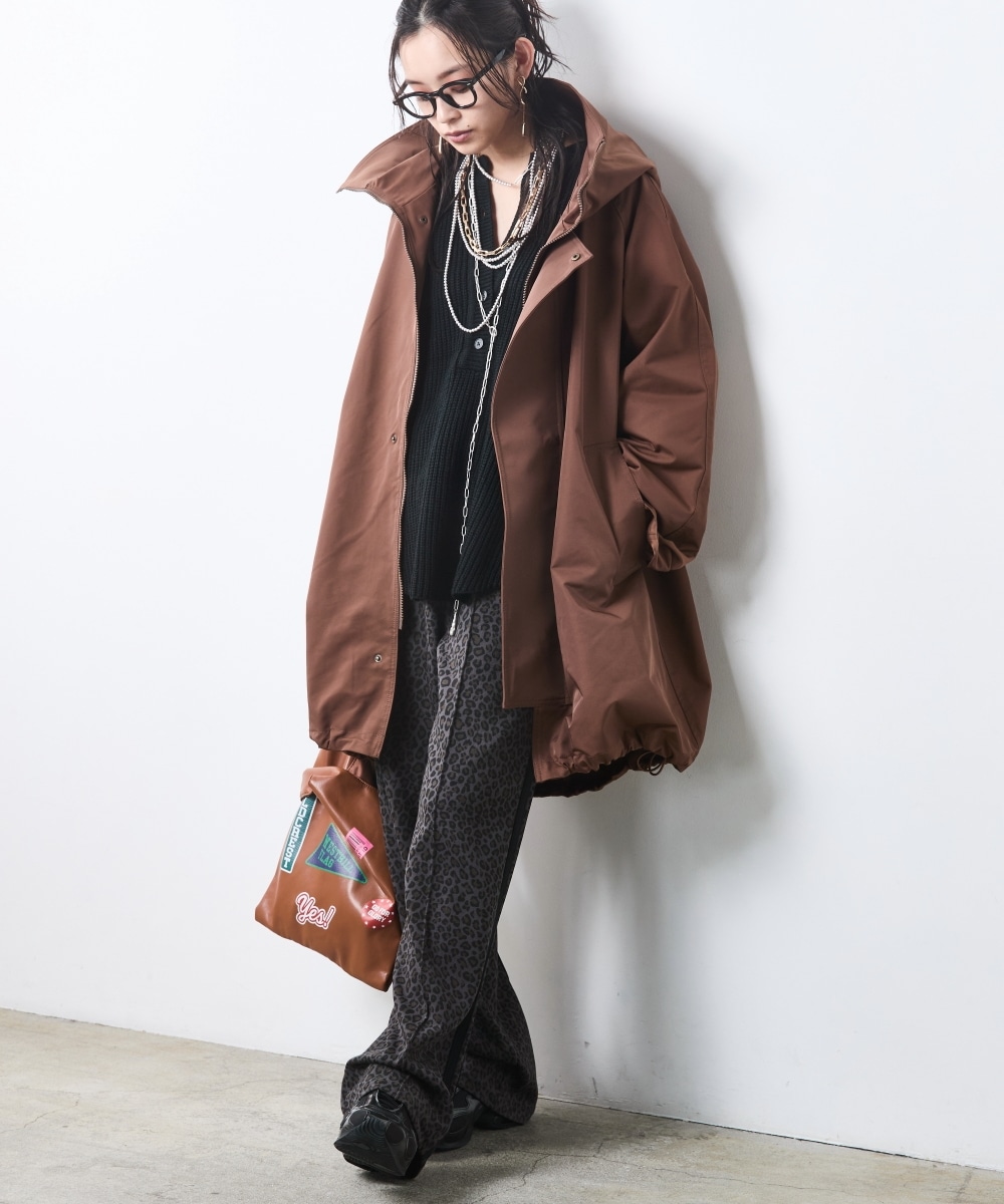 フーディロングブルゾン 大きいサイズ シックスタイル28
