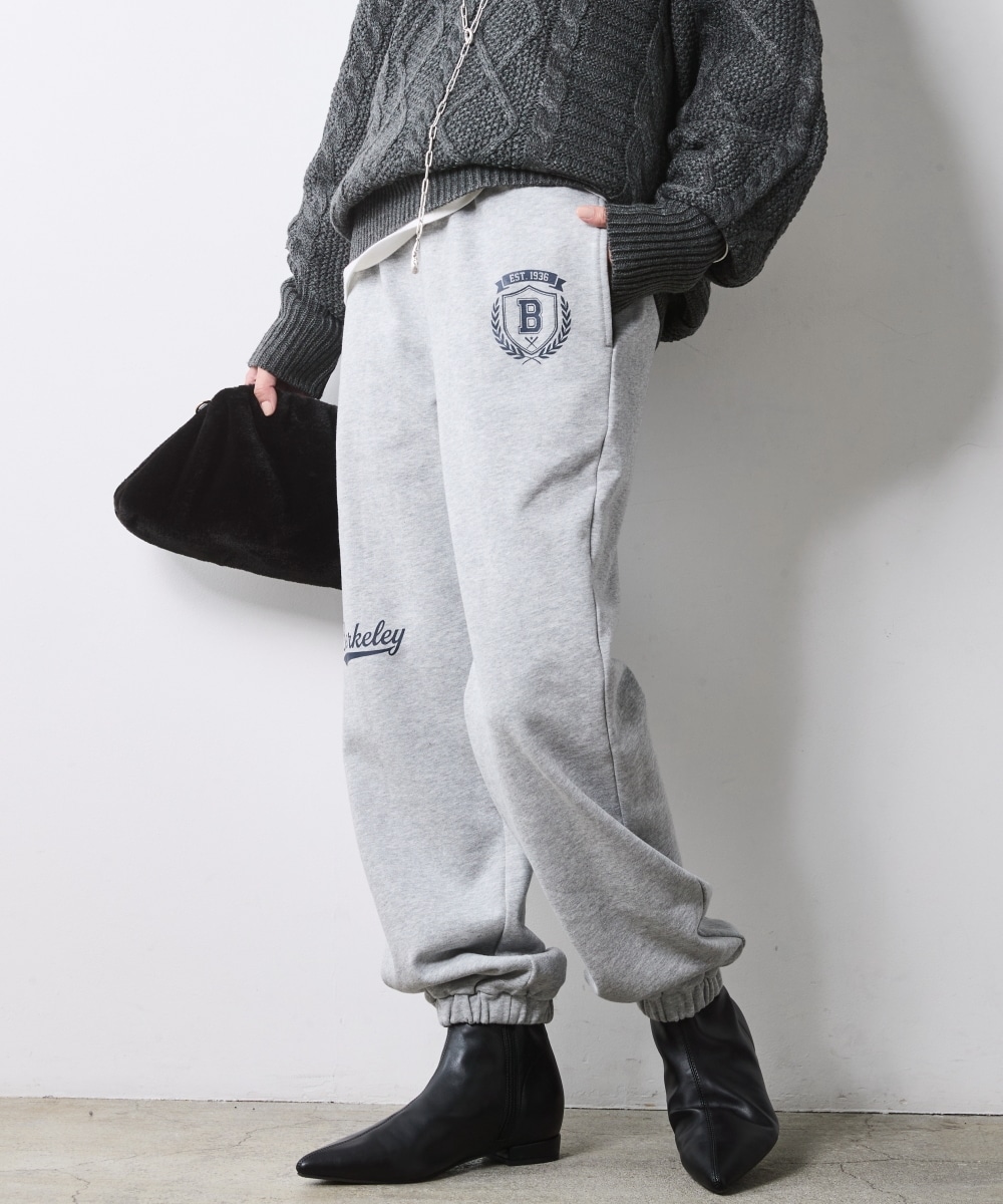 綿100％プリントスウェットパンツ　大きいサイズ　シックスタイル