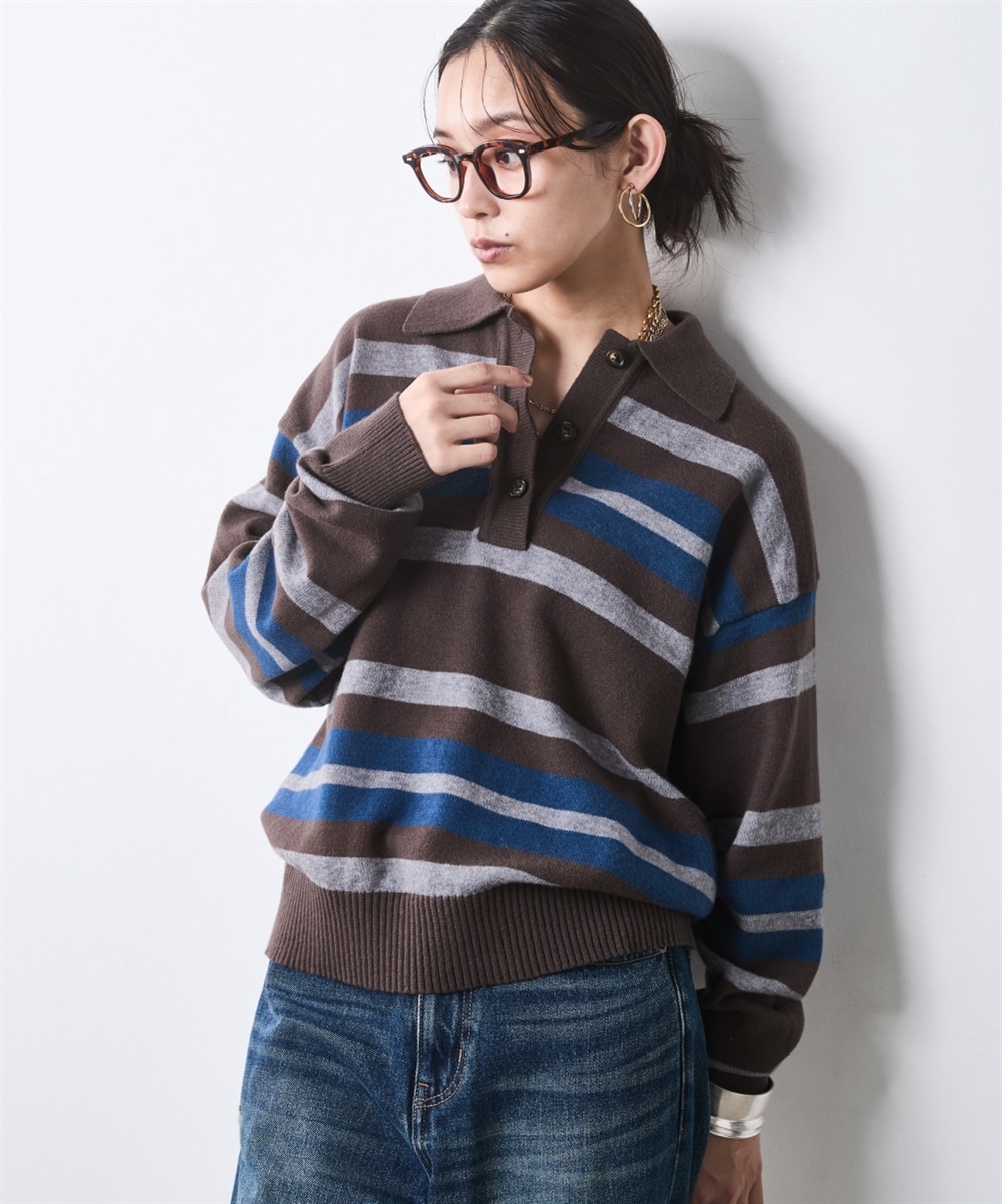 ラガーニット　大きいサイズ　シックスタイル