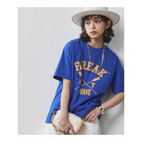 綿100％ロゴプリントTシャツ　大きいサイズ　シックスタイル