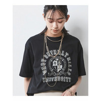 大きいサイズ 綿100％ロゴプリントＴシャツ（シックスタイル）