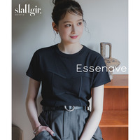 ビスチェ見え半袖ニット　高身長　Essenave