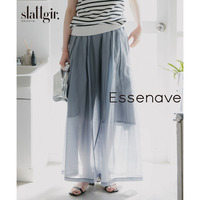 シャイニーシアーワイドパンツ　高身長　Essenave