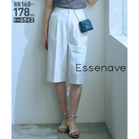 タックハーフパンツ　高身長　Essenave