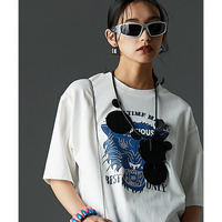綿100％グラフィックプリントＴシャツ　大きいサイズ　GEVS．