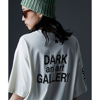 綿100%ピグメント染ポケット付ロゴプリントTシャツ　大きいサイズ　GEVS