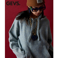 ミックスカラーフーディニット　大きいサイズ　GEVS.