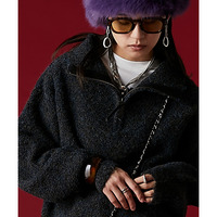 ハーフジップニット　大きいサイズ　GEVS.