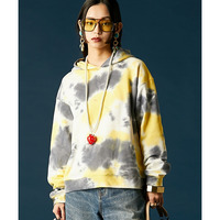 ムラ染裏毛フーディ 大きいサイズ　GEVS.