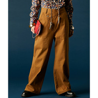 アシンメトリーワークパンツ 大きいサイズ　GEVS.