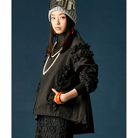 フリルディティールブルゾン 大きいサイズ　GEVS.