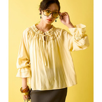 フリルラグランブラウス 大きいサイズ　GEVS.