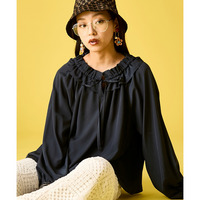 フリルラグランブラウス 大きいサイズ　GEVS.