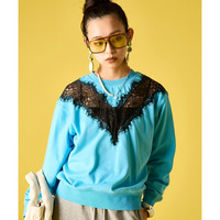 レース切替プルオーバー 大きいサイズ　GEVS.