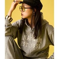 ジップアップパーカー 大きいサイズ　GEVS.