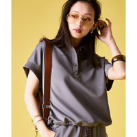 ショート丈ポロシャツ 大きいサイズ GEVS.