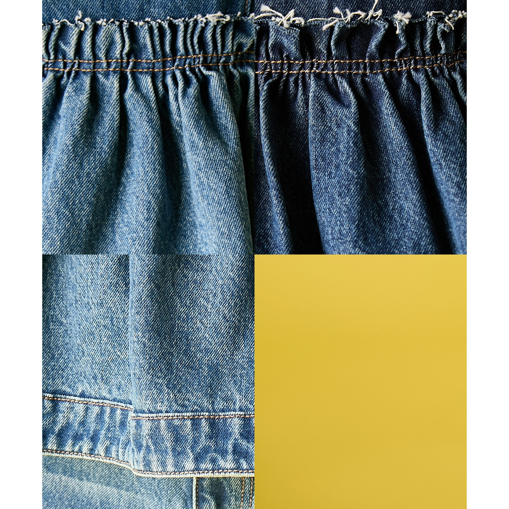 綿100%デニムキャミソール 大きいサイズ GEVS.12