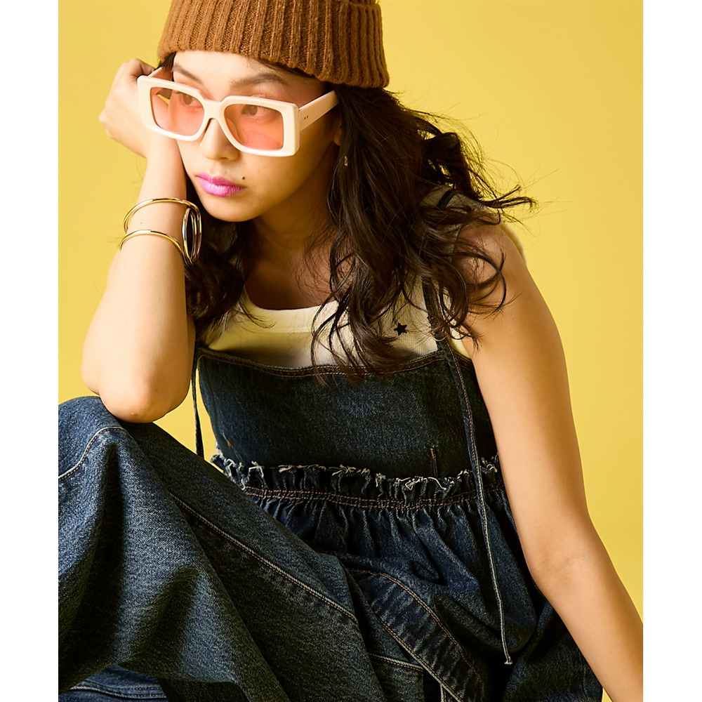 綿100%デニムキャミソール 大きいサイズ GEVS.30