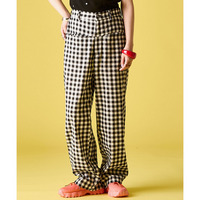 ギンガムチェックルーズパンツ 大きいサイズ　GEVS.