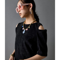 オープンショルダーテレコプルオーバー 大きいサイズ　GEVS.